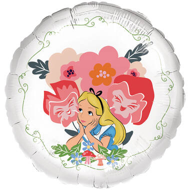 Standard Disney Alice Foil Balloon C60 Packaged 43 cm