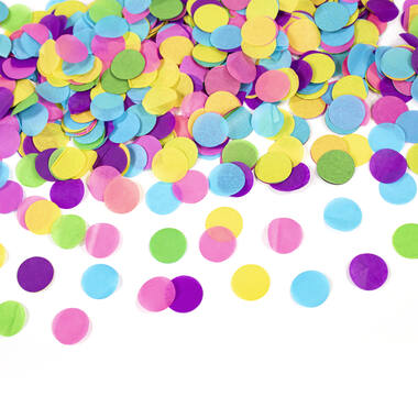 Confetti Cannon Multicolor Round Paper 40 cm