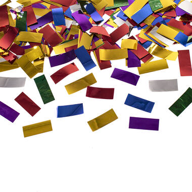 Confetti Cannon Multicolor Rectangular Foil 60 cm