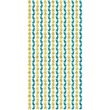 Shell-Backdrop Surf Party Foil 100 x 200 cm