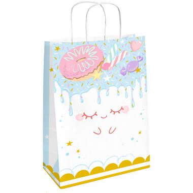 4 Loot Bags Crazy Cake Paper