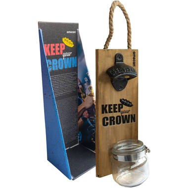 Bottle Opener with Collection Bottle Plastic