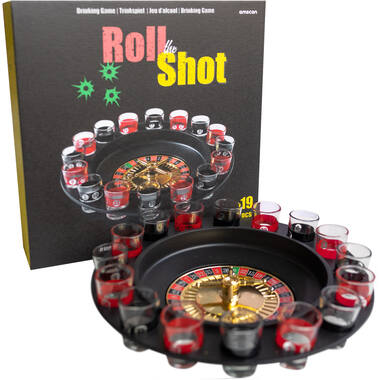 Drinking Game Drinking Roulette 19 Pieces Plastic