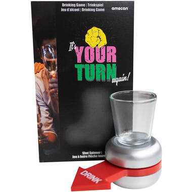 Drinking Game Shot Spinner 2 Pieces Plastic