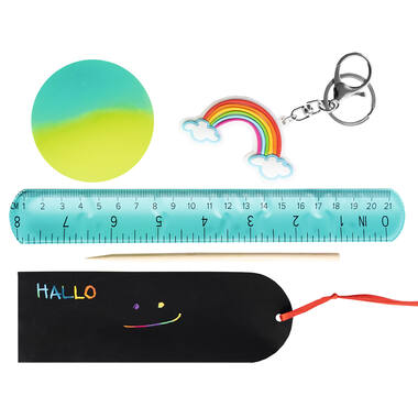 Favour Set School Start Plastic 4 Parts