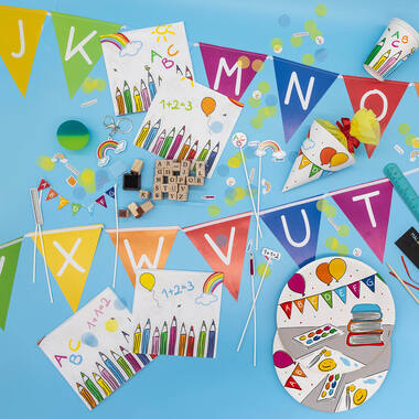 Favour Set School Start Plastic 4 Parts