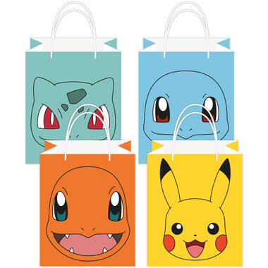 8 Loot Bags Pokémon 2024 Paper 13 x 21.5 cm