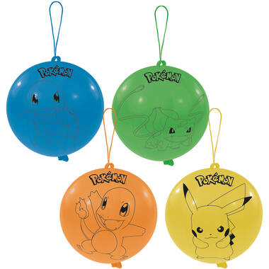 4 Punch Balloons Pokémon 2024 40.5 cm / 16"