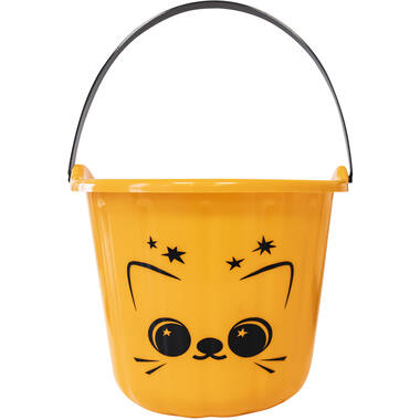 Candy Bucket Cat Cats & Bats Plastic