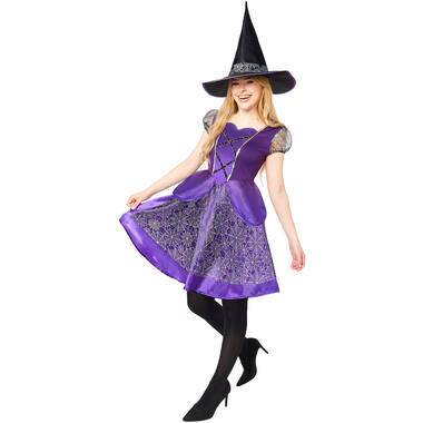 Adult Costume Purple Willow Witch Size L