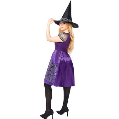 Adult Costume Purple Willow Witch Size L