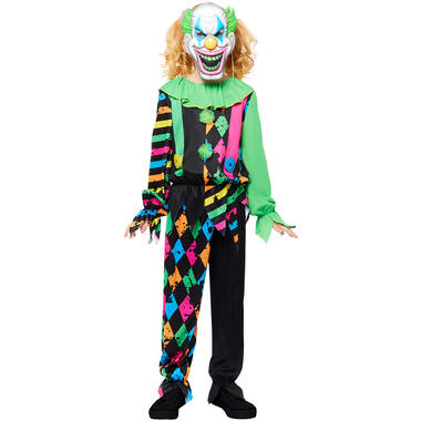 Child Costume Funhouse Clown Boy Age 12-14 Years