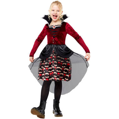 Child Costume Midnight Vampiress Age 10-12 years