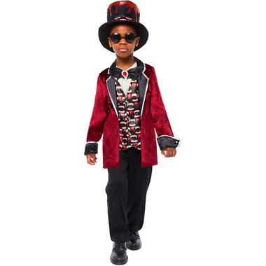 Child Costume Midnight Vampire Age 3-4 Years