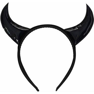 Headband Devil Horns Black One size