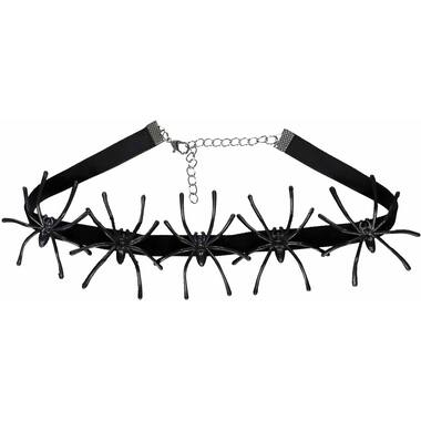 Costume Accessory Necklace Spider Black