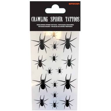Costume Accessory Tattoos Crawling Spider