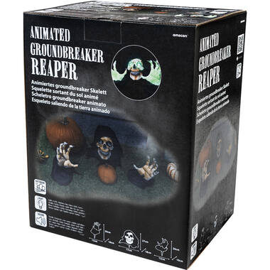 Animatronic Groundbreaker Reaper Head: 17 cm x 18 cm x 27 cm, Hands: 12 cm x 10 cm x 26 cm