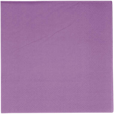 20 Napkins Vert Decor 3-ply Dark Purple 33 x 33 cm