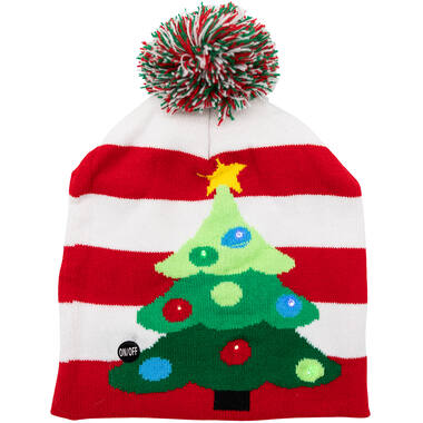 Wool Hat Christmas Tree with Light One Size