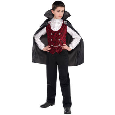 Child Costume Dark Vampire Age 8 - 10 Years