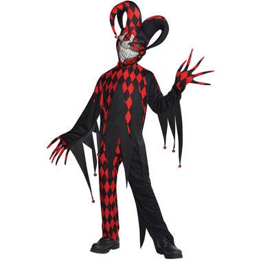 Teen Costume Krazed Jester Age 12 - 14 Years