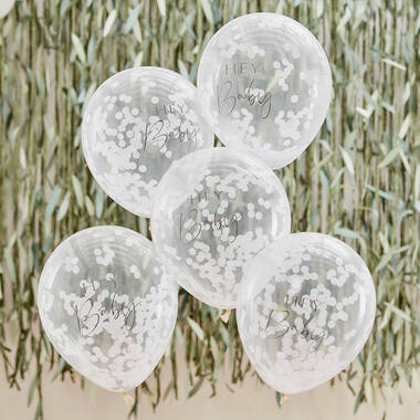 hey baby 12 inch balloons