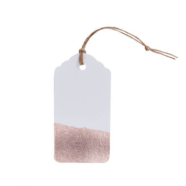 Luggage Tag - Dipped Gold Foil