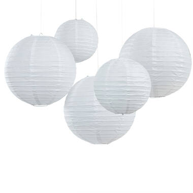 Paper Lanterns - White