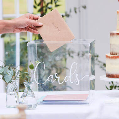 Card Box - Acrylic Card Box