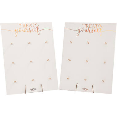 Donut Wall - Rose Gold foiling, 2 panels