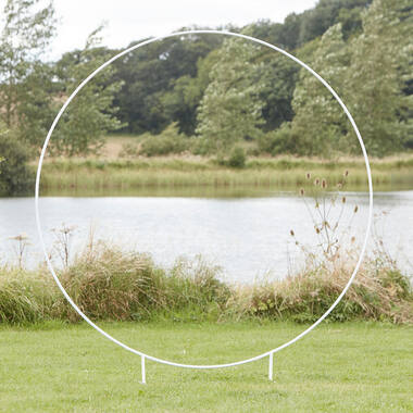Moongate Hoop - White