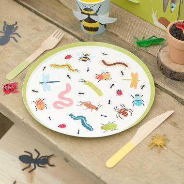 Plate - Bug Patterned Paper Plate