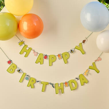 Bunting - Happy Birthday Bug Bunting