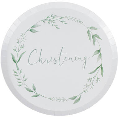 Plate- Christening