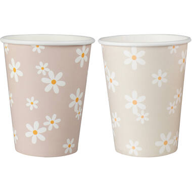 Daisy Print Paper Cups