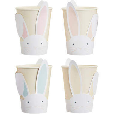 Paper Cups - Pop Out Bunny - Pastel