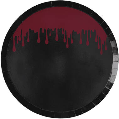 Blood Splatter Plate- Metallic Ink