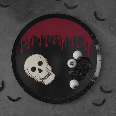 Blood Splatter Plate- Metallic Ink