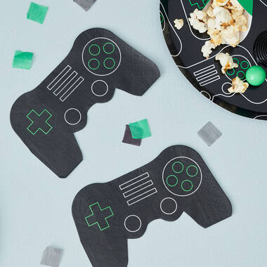 Eco Napkin - Controller Shape - Black