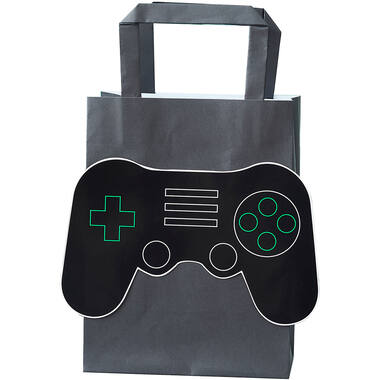 Eco Party Bag - 3D Controller - Black with Green Inside