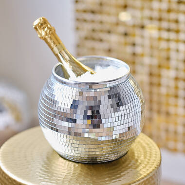 Drinkware - Silver Disco Ball Ice Bucket
