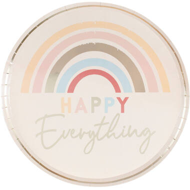 Plate - Happy Everything - Gold Foiled
