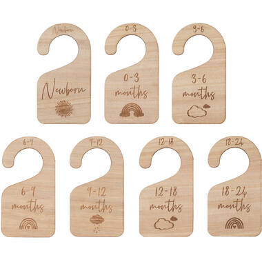 Clothes Dividers - Baby - Wooden