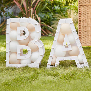 Balloon Mosaic - Baby - White