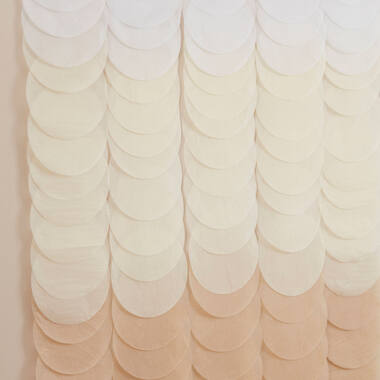 Backdrop - Tissue Paper Discs - Brown Ombre