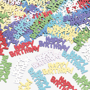 Confetti Happy Birthday Metallic Foil 14 g