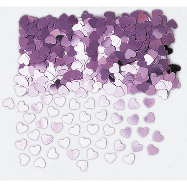 Confetti Sparkle Hearts Pink Foil 14 g