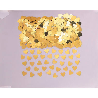 Confetti Sparkle Hearts Gold Foil 14 g