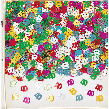 Confetti 40 Multicolour Foil 14 g